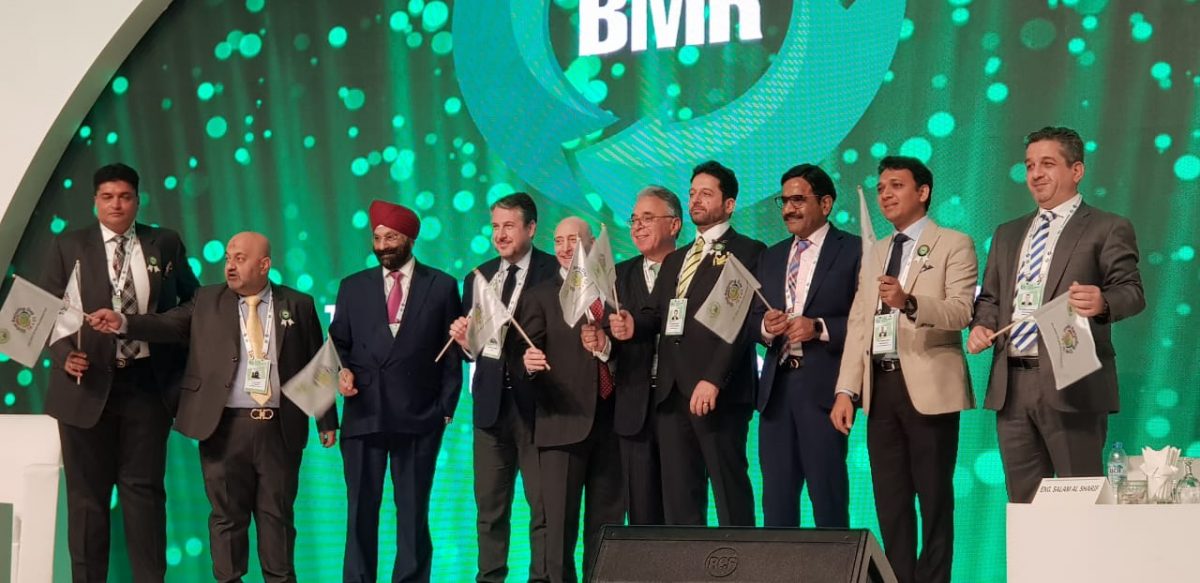 The flags were out for Global Recycling Day at the BMR  8th International Conference in Dubai